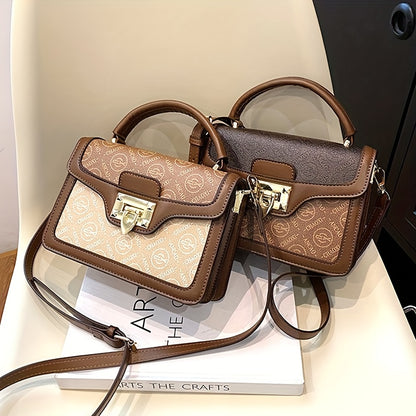 トレンド クロスボディバッグ｜バックル付き フラップ ショルダーバッグ｜PUレザー お出かけ用 ハンドバッグ