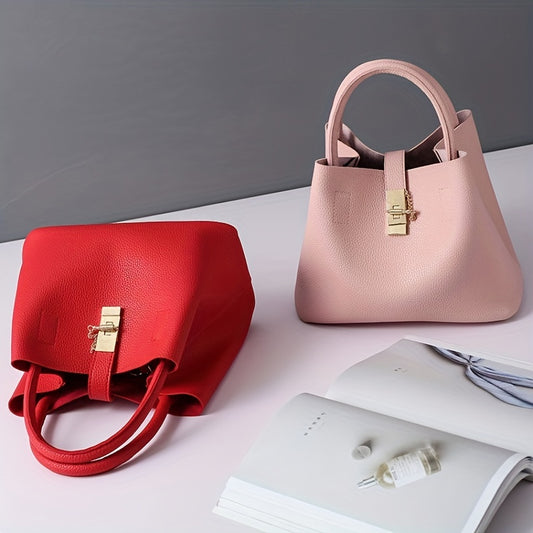 ファッション バケット クロスボディバッグ｜バックル装飾 ショルダーバッグ｜レディース 多用途 ハンドバッグ