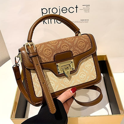 トレンド クロスボディバッグ｜バックル付き フラップ ショルダーバッグ｜PUレザー お出かけ用 ハンドバッグ