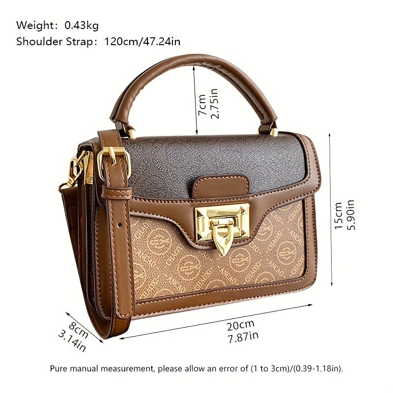 トレンド クロスボディバッグ｜バックル付き フラップ ショルダーバッグ｜PUレザー お出かけ用 ハンドバッグ