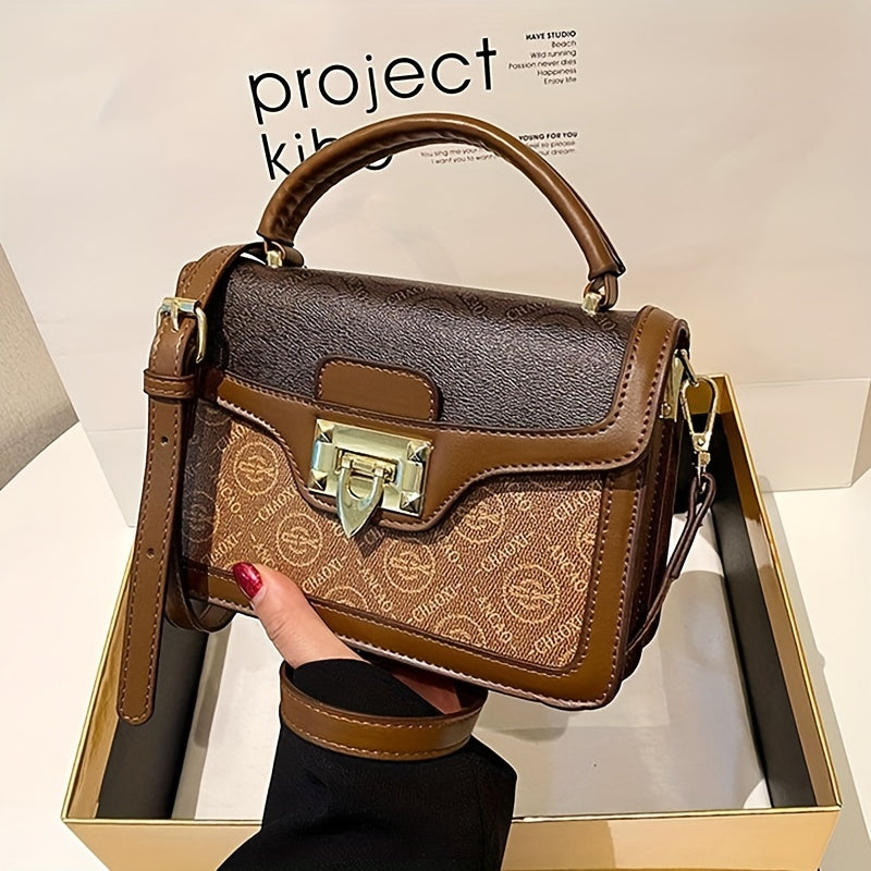 トレンド クロスボディバッグ｜バックル付き フラップ ショルダーバッグ｜PUレザー お出かけ用 ハンドバッグ