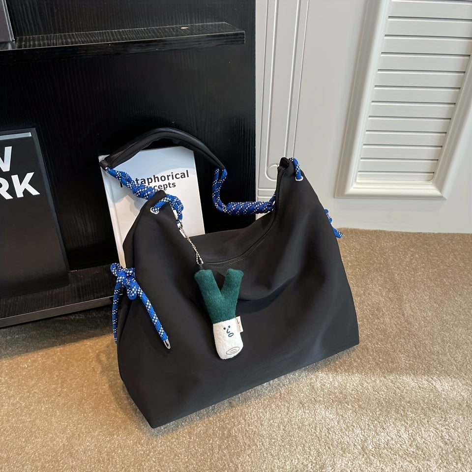 カジュアル トレンド ショルダーバッグ｜オールマッチ クロスボディバッグ｜通学向け レディース ファスナー 収納バッグ