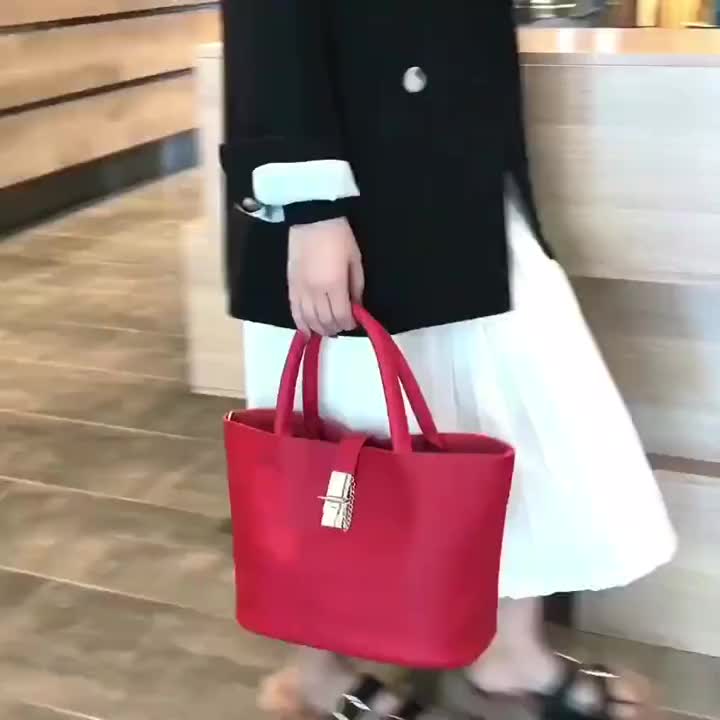 ファッション バケット クロスボディバッグ｜バックル装飾 ショルダーバッグ｜レディース 多用途 ハンドバッグ