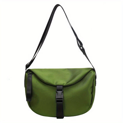 トレンド カジュアル 三日月型バッグ｜ファスナー付き レディース クロスボディバッグ｜バックル付き オールマッチ ショルダーバッグ