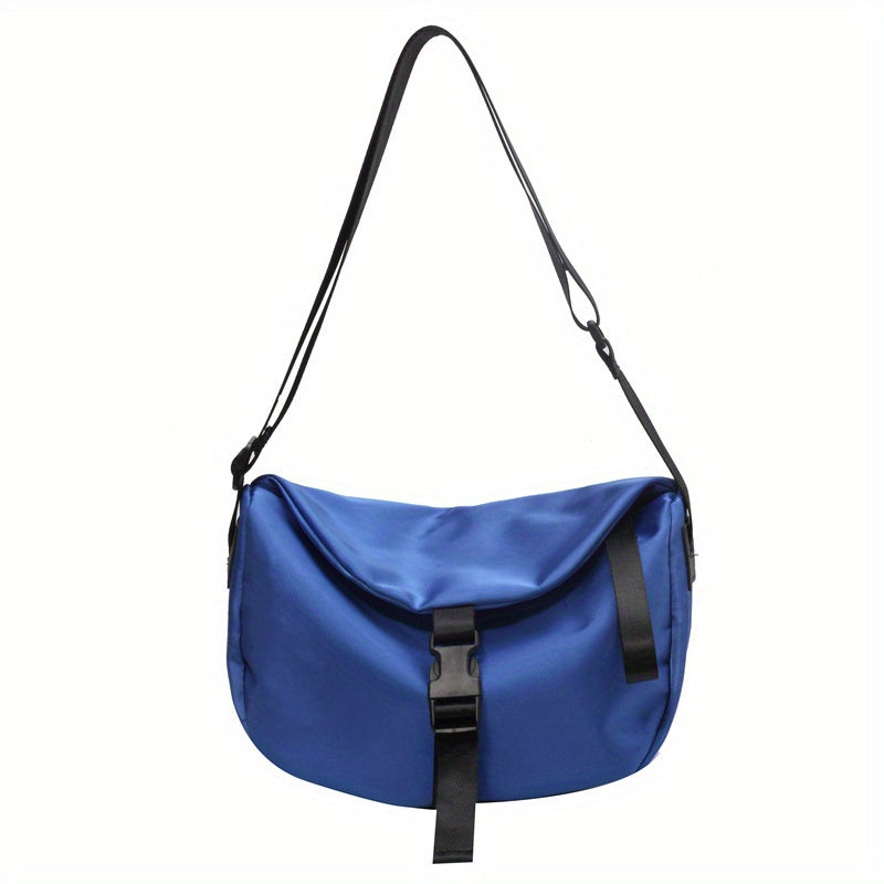 トレンド カジュアル 三日月型バッグ｜ファスナー付き レディース クロスボディバッグ｜バックル付き オールマッチ ショルダーバッグ