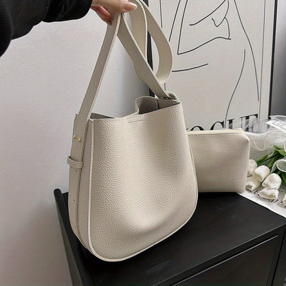 シンプル 無地 クロスボディバッグ｜オールマッチ ショルダーバッグ｜通勤向け レディース 多用途 収納バッグ