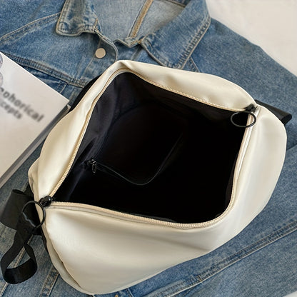 トレンド カジュアル 三日月型バッグ｜ファスナー付き レディース クロスボディバッグ｜バックル付き オールマッチ ショルダーバッグ