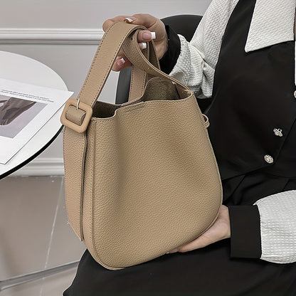 シンプル 無地 クロスボディバッグ｜オールマッチ ショルダーバッグ｜通勤向け レディース 多用途 収納バッグ