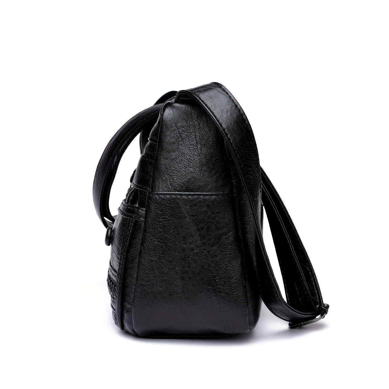 ボタン装飾 クロスボディバッグ｜レディース 多ポケット ハンドバッグ｜ファッション PU ショルダーバッグ